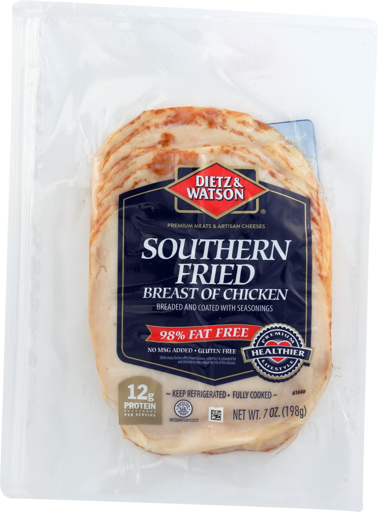 DIETZ AND WATSON: Southern Fried Breast Of Chicken, 7 oz