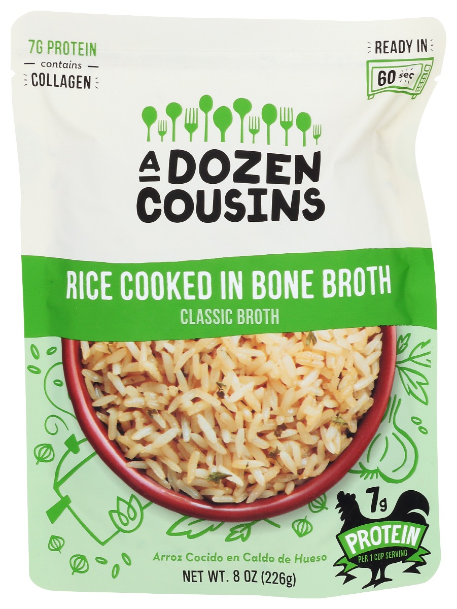 A DOZEN COUSINS: Rice Classic Broth Rte, 8 oz